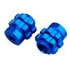 Aluminum 17mm Hex Wheel Hub Adapters for 1/10 Traxxas Summit Losi Baja Rey (Set of 4) (Navy Blue) view 3