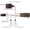 ATA HOBBY Eighteenup Radiolink Byme-D 3 Channels RC Delta Flight Controller with Gyroscope 3 Flight Modes Airplane Stabilizer for Delta Wing RC Plane Paper Plane SU27 F22 Aircraft view 4
