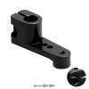 Aluminum Steering Servo Arm Servo Horn for Axial SCX24 Servo AS-1 AXI31619 (Black) view 1