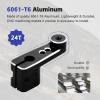 Aluminum Steering Servo Arm Servo Horn for Axial SCX24 Servo AS-1 AXI31619 (Black) view 2
