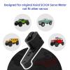 Aluminum Steering Servo Arm Servo Horn for Axial SCX24 Servo AS-1 AXI31619 (Black) view 3