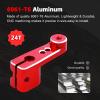 Aluminum Steering Servo Arm Servo Horn for Axial SCX24 Servo AS-1 AXI31619 (Red) view 2