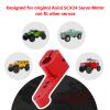 Aluminum Steering Servo Arm Servo Horn for Axial SCX24 Servo AS-1 AXI31619 (Red) view 3