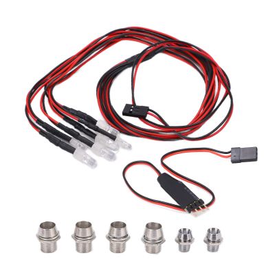 VGEBY RC Truck Car Led Light Kit,Model Drift Car LED Night Light Stable Sturdy High Brightness LED Headlamps for RC Car RC Accessories Car Model Accessory