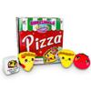 Squeezamals World of Food- New York Pizza Kids Playset- 4 pc Food Plush Toy- Includes Scented Food Mini Plushies for Toddler Pretend Play, Made with, Safe Materials, Multi-Color, (SQ01576) view 1