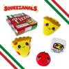 Squeezamals World of Food- New York Pizza Kids Playset- 4 pc Food Plush Toy- Includes Scented Food Mini Plushies for Toddler Pretend Play, Made with, Safe Materials, Multi-Color, (SQ01576) view 2