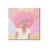 Stupell Industries Playful Shine Phrase Girl with Afro Rainbow Stars view 1