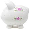 Child to Cherish Ceramic Piggy Bank for Girls, Pink Bohemian view 3