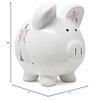 Child to Cherish Ceramic Piggy Bank for Girls, Pink Bohemian view 4