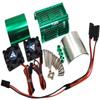 NHX RC V2 Heatsink wTwin High Speed Tornado 28000RPM Cooling Fan 1/8 Motor Green view 2