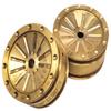 NHX RC 30g Brass Wheels (2Pcs) : Axial SCX24 view 1