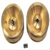 NHX RC 30g Brass Wheels (2Pcs) : Axial SCX24 view 2