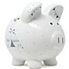 Child to Cherish Ceramic Piggy Bank for Boys, Blue Bohemian view 1