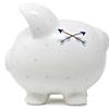 Child to Cherish Ceramic Piggy Bank for Boys, Blue Bohemian view 3