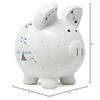 Child to Cherish Ceramic Piggy Bank for Boys, Blue Bohemian view 4