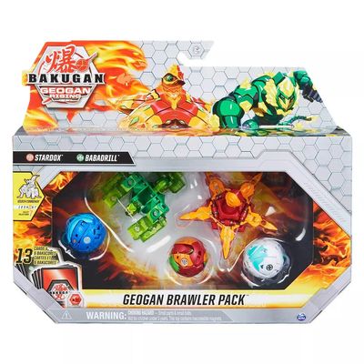 MAKI Bakugan - Geogan Brawler Pack - Stardox and Babadrill (6059411)