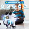 yiman Remote Control Robot Dog Toy  Programmable Smart Robot Dog for Kids 3+, Interactive Dancing & Sound, RC Stunt Toys with LED Eyes, Electronic Pet Toy for Boys & Girls Gifts (Pink) view 4