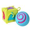 Fat Brain Toys Lil Dimpl Keychain - Orange - Popping Fidget Toy for Kids & Adults view 2
