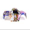 Custom Body Graffiti Pink Pig Style Compatible for V1 Traxxas Maxx 1/10 4X4 4WD Truck Shell Cover(Truck not Included) MX-PIG-01 view 3