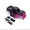 Custom Body Muddy Hot Pink Style Compatible for V1 Traxxas Maxx 1/10 4X4 4WD Truck Shell Cover(Truck not Included) MX-MHP-01 view 1