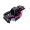 Custom Body Muddy Hot Pink Style Compatible for V1 Traxxas Maxx 1/10 4X4 4WD Truck Shell Cover(Truck not Included) MX-MHP-01 view 4