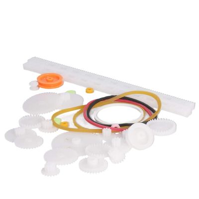 Heyiarbeit 75 Type Plastic Gear Set DIY Gear Assortment Accessories Set for DC Motor DIY Model Toys
