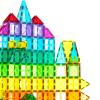 NEOFORMERS Magnetic Tiles, 96PCS Magnetic Block Toddler Toys with 2 Cars, 3D Clear Magnet Building Tiles Set, STEM Educational Toys for Kids 3-9 Years view 4