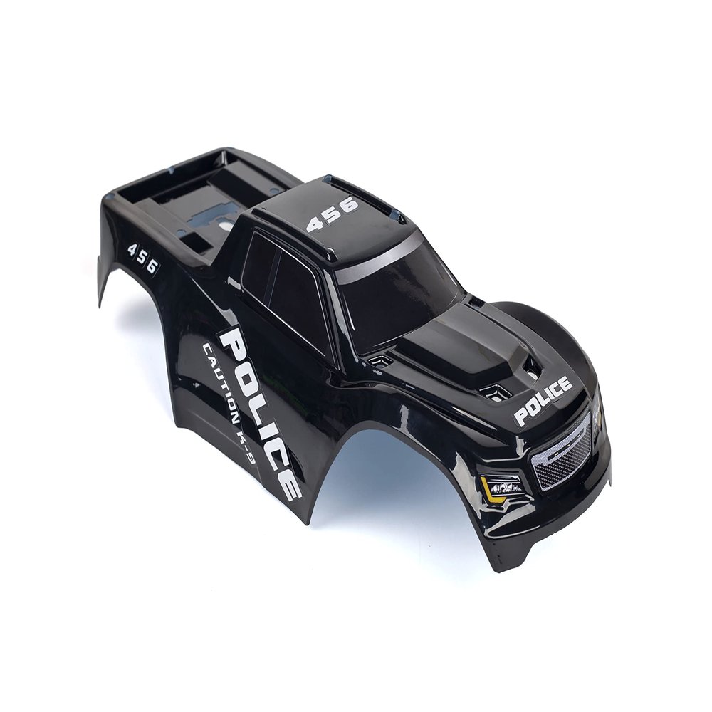 Custom Body Police Style Compatible for V1 Traxxas Maxx 1/10 4X4 4WD Truck Shell Cover(Truck not Included) MX-PB-01
