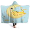 ARAHANT The Cat Sleeping Moon Dream Hooded Blanket, Flannel, Soft and Comfortable, Suitable for Sofa, Living Room, Bedroom, Good Gift Choice, 40'' x 50'' for Kid view 1