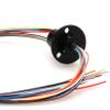 1PCS 2A 220VAC/DC Wind Power Dia.12.5mm Electrical Slip Ring with 2/4/6/8/12/18 Signal Circuit Rotaty Brush Collector Conductive Contact Joint for RC Model Airplane Tank Excavator(Dia 12.5mm 12CH 2A) view 2