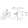 1PCS 2A 220VAC/DC Wind Power Dia.12.5mm Electrical Slip Ring with 2/4/6/8/12/18 Signal Circuit Rotaty Brush Collector Conductive Contact Joint for RC Model Airplane Tank Excavator(Dia 12.5mm 12CH 2A) view 3