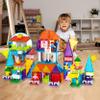 PicassoTiles Magnetic Brick Tiles STEM Creative Magnetic Tiles Building Block Set Building Brick Construction Toy Socket Spikes Toys Accessory Educational Imaginative Learning Kit Stacking Set view 2