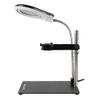 3 in 1 Metal Video Microscope Camera Table Stand Holder + LED Illumination Lamp 8X Magnifying Glass + Magnetic PCB Fixture Clamp (Color : Gold) view 3