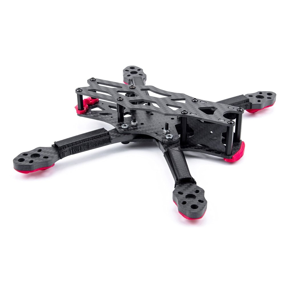 ZHIPAIJI for APEX 5inch 225mm / 6inch 260mm / 7inch 295mm Carbon Fiber Frame kit 5.5mm Arm Drone Rack for FPV Freestyle FPV Drone Racing Spare Part Accessories (Color : 5inch)