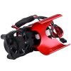 RC Motor Fan Radiator Aluminum Heat Sink Twin Cooling Fans Thermal Sensor for 1/10 RC Car 540/550 Traxxas Axial Redcat HSP HPI Wltoys Himoto Tamiya (Red) view 3