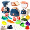 TOY Life Kids Blender, Coffee Maker, Toaster, Toy Kitchen,Play Kitchen Appliances Kids with Light and Sound, Play Coffee Maker for Toddlers, Learning Kitchen Toys Gift for Grils Boys view 1