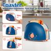 TOY Life Kids Blender, Coffee Maker, Toaster, Toy Kitchen,Play Kitchen Appliances Kids with Light and Sound, Play Coffee Maker for Toddlers, Learning Kitchen Toys Gift for Grils Boys view 4