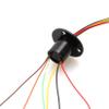 1PCS 2A 220VAC/DC Wind Power Dia.12.5mm Electrical Slip Ring with 2/4/6/8/12/18 Signal Circuit Rotaty Brush Collector Conductive Contact Joint for RC Model Airplane Tank Excavator(Dia 12.5mm 6CH 2A) view 1