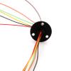 1PCS 2A 220VAC/DC Wind Power Dia.12.5mm Electrical Slip Ring with 2/4/6/8/12/18 Signal Circuit Rotaty Brush Collector Conductive Contact Joint for RC Model Airplane Tank Excavator(Dia 12.5mm 6CH 2A) view 3
