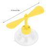 Aramox Bike Helmet Propeller, Decorative Helmet Suction Cup Rubber and Plastic Motorcycle Helmet Propeller Rubber & Plastic(Yellow) view 2