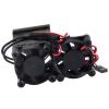 RC Motor Fan Radiator Aluminum Thermal Sensor Heat Sink Twin Cooling Fans for 1/10 RC Car 540/550 Traxxas Axial Redcat HSP HPI Wltoys Himoto Tamiya (Black) view 4