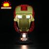 Brick Shine GC Light Kit for Marvel Iron Man Helmet 76165 (Model Set is not Included) (Classic) view 2