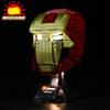 Brick Shine GC Light Kit for Marvel Iron Man Helmet 76165 (Model Set is not Included) (Classic) view 3