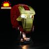 Brick Shine GC Light Kit for Marvel Iron Man Helmet 76165 (Model Set is not Included) (Classic) view 4