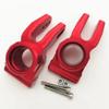 Aluminum Rear C Hub (2) for ARRMA 1/5 KRATON Outcast 8S Replace ARA330565 - RED view 2