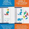 Travel Games Tangrams, Magnetic Travel Games for Road Trips Kids Board Game Educational Toys Kids Game for 3+ view 3