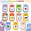 beiens Premium Talking Flash Cards for Toddlers 2-6 Years | Eco Friendly Child-Safe Materials | Award-Winning Speech Therapy Toys | Montessori ABC Learning System + Autism Sensory Development Tools view 2