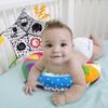 teytoy Tummy Time Pillow with Crinkle Mat & Teethers, Black and White High Contrast Baby Toys with Mirror, Montessori Sensory Crawling Toy for Infant Newborn Toddler Tummy Time Toys 0-6 Months Babies view 2
