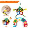 teytoy Tummy Time Pillow with Crinkle Mat & Teethers, Black and White High Contrast Baby Toys with Mirror, Montessori Sensory Crawling Toy for Infant Newborn Toddler Tummy Time Toys 0-6 Months Babies view 4
