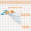 2ooya 7Pcs Waterproof Cotton Baby Bibs Adjustable Hook Loop Closure Infant Bib Unisex Blue Newborn Babies Infant Food Bibs Keepsake Baby Gift for Eating Teething Drooling Feeding6-12 Months view 4